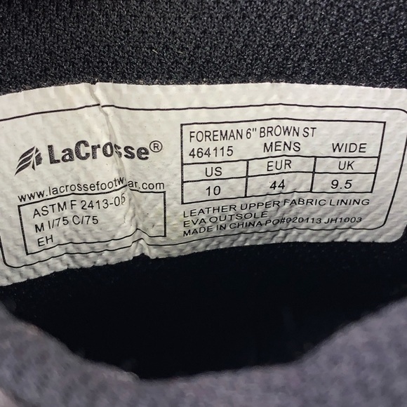 Lacrosse Leather Foreman 6” Steel Toe Boots main image 11